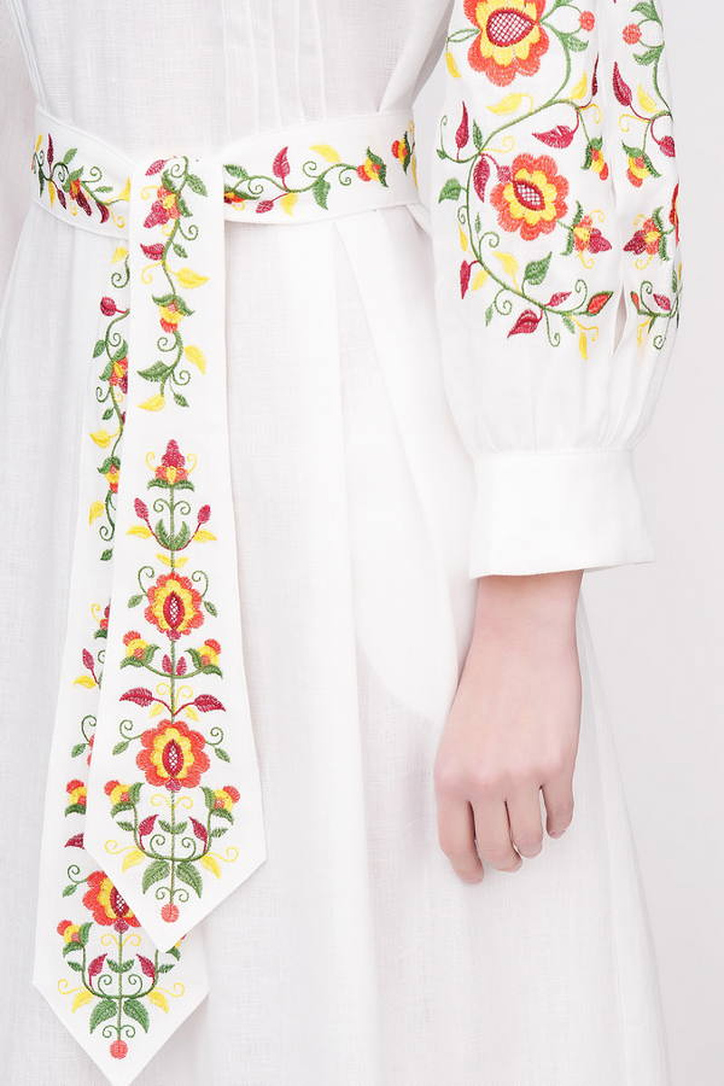 Pelagia dress festive linen dress